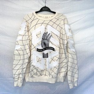 Opening Ceremony Multi Remix Hand Geometric Embroidered Crewneck - 80% OFF SALE!